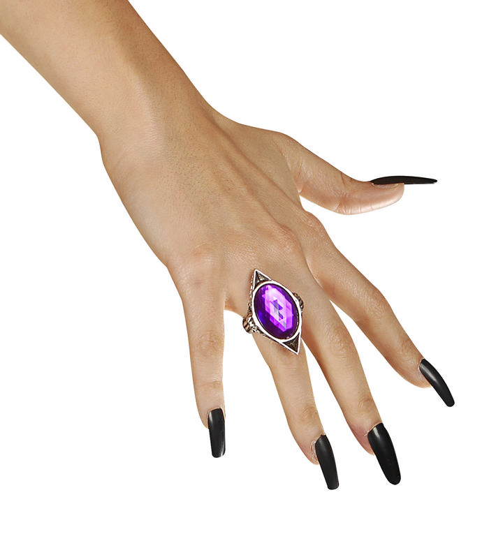 Gotisk Ring Lilla | Gotisk Ringe - Smykker - Temashop