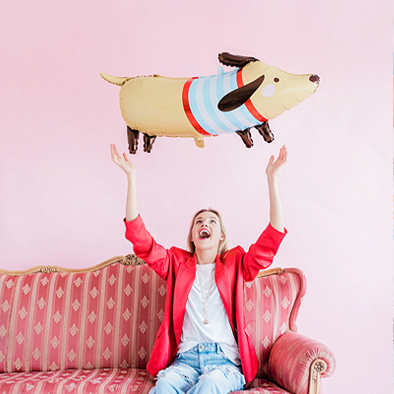 Gravhund Folieballon