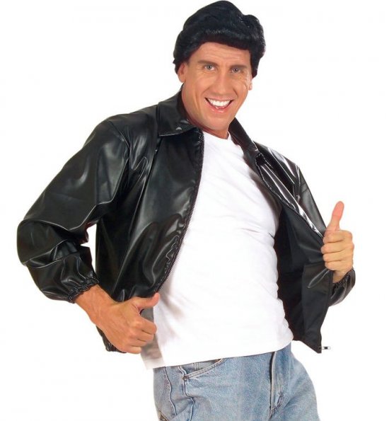 Grease Jakke | 50'erne Rock n' Roll Overdel - Beklædning - Temashop