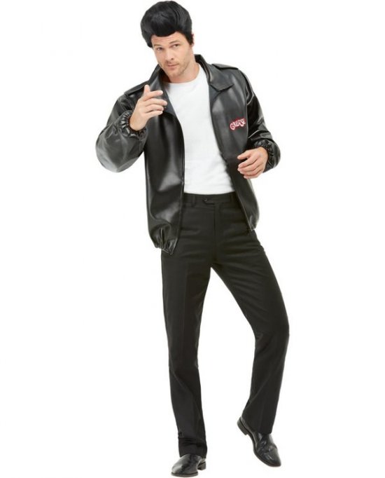 Grease Thunderbird Jakke - TV-serier / Film kostume til voksne i størrelserne M-XL | Grease kostume til mænd - Temashop