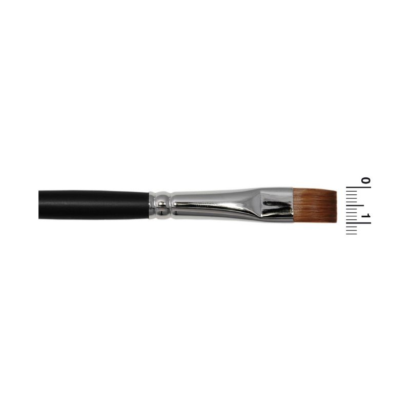 Grimas Pensek Rød Mårhårs, Flad, M10 | Sminketilbehør - Makeup & Negle - Temashop