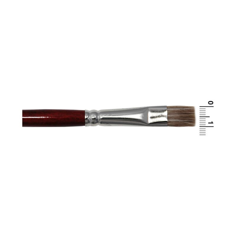 Grimas Pensel Oksehår, Flad, R10 | Sminketilbehør - Makeup & Negle - Temashop