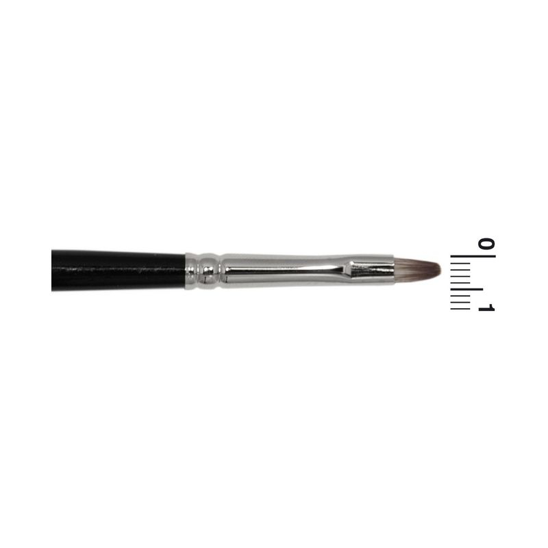Grimas Pensel Uægte Mangust, Oval, IMO4 | Sminketilbehør - Makeup & Negle - Temashop