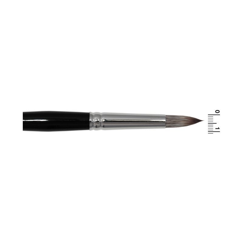 Grimas Pensel Uægte Mangust, Rund, IMR18 | Sminketilbehør - Makeup & Negle - Temashop
