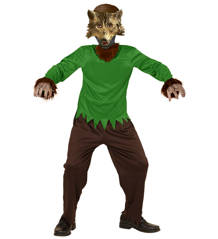 Grusom Varulv Børnekostume - Halloween kostume til børn i størrelserne 104-158 | Varulf udklædning til børn - Temashop