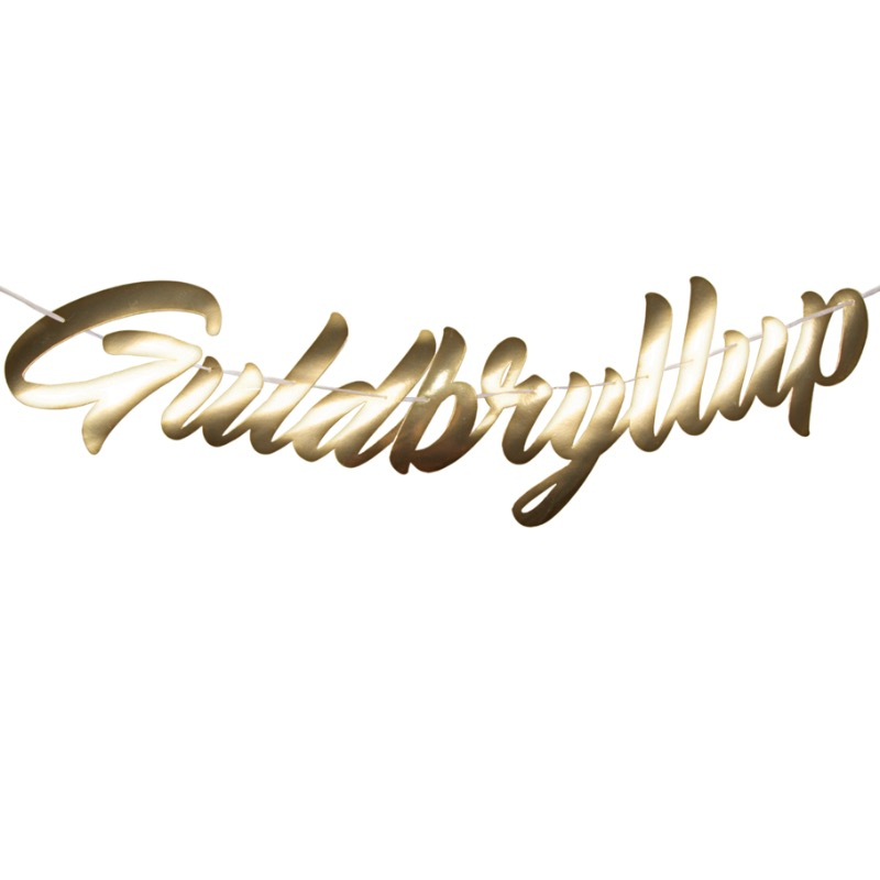 Guldbryllup Guirlande