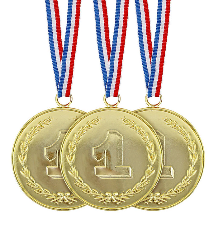 Guldmedaljer | OL Trofæer / Medaljer - Festtilbehør - Temashop