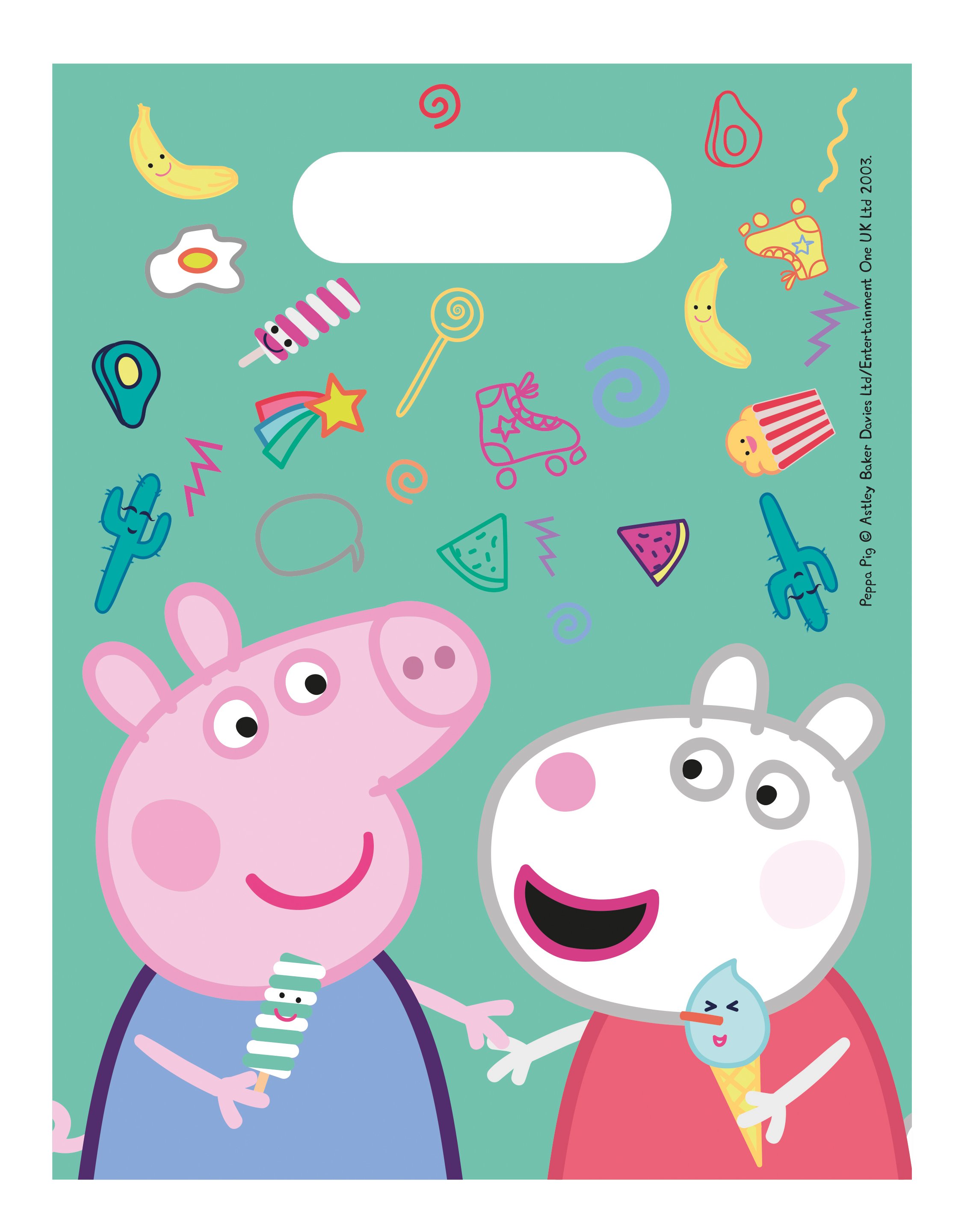 Gurli Gris Slikposer - 6 stk (16,5 x 23 cm) | Gurli Gris Poser / Goodiebags - Temashop