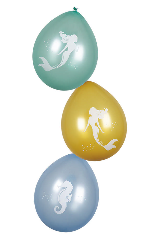 Gylden Havfrue Balloner