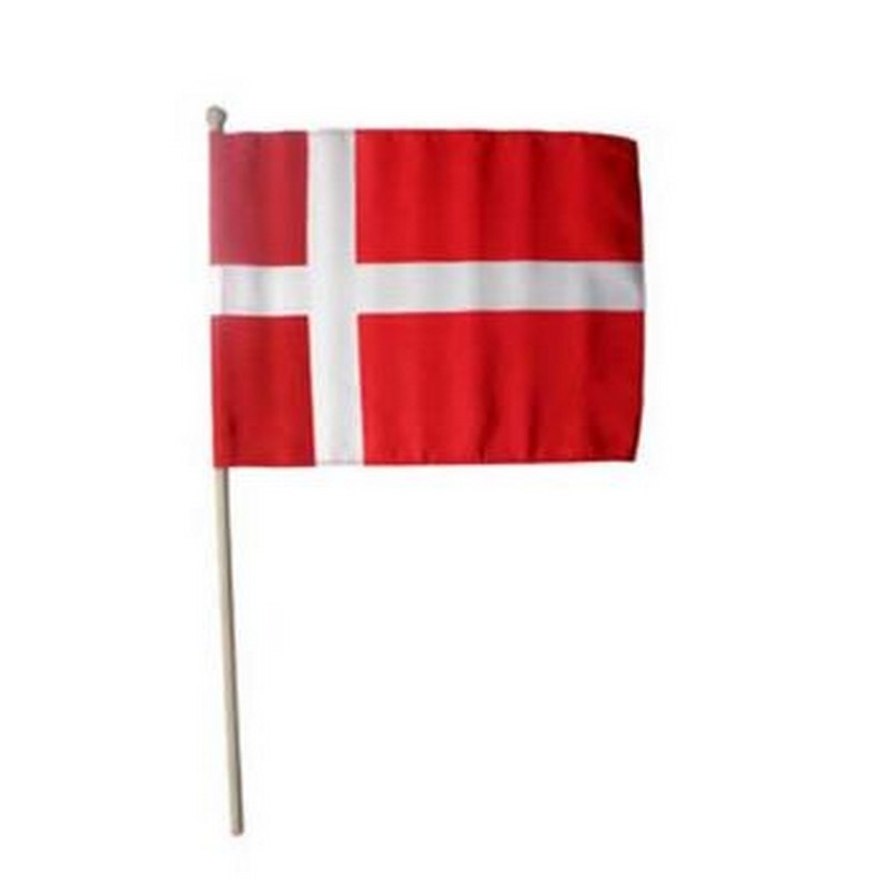Dannebrog Vifteflag Træ