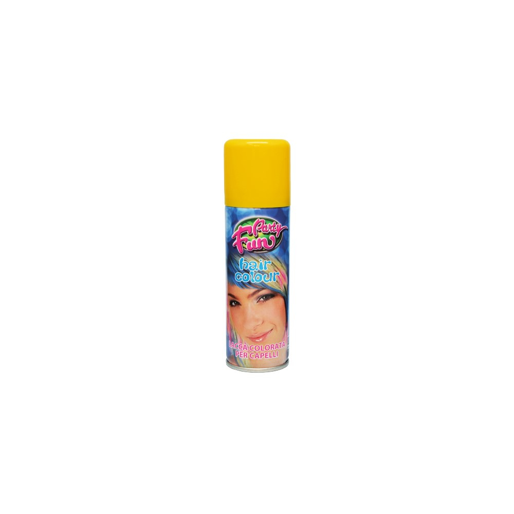 Hårspray Gul (125 ml) | Gul tema Hårspray - Hovedtilbehør - Temashop