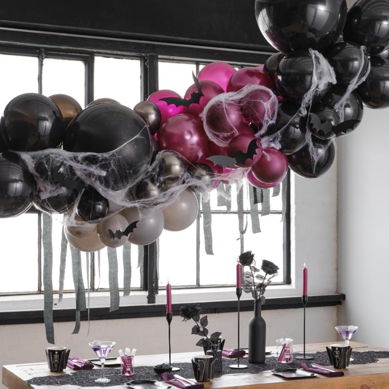 Halloween Ballonbue Sort Lilla