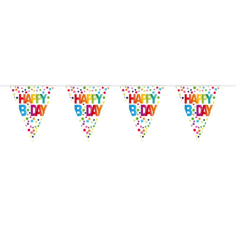 Happy B Day Vimpelguirlande