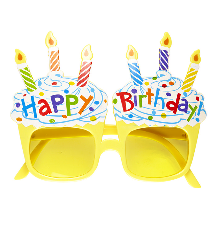 Happy Birthday Briller | Fødselsdag Briller - Hovedtilbehør - Temashop