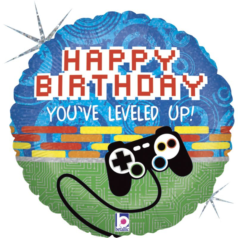 Happy Birthday Gaming Folieballon