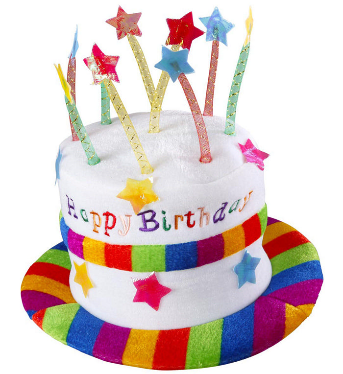 Happy Birthday Hat | Fødselsdag Hat / Hue / Hjelm - Hovedtilbehør - Temashop