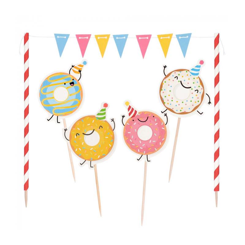 Happy Donut Kagedekoration