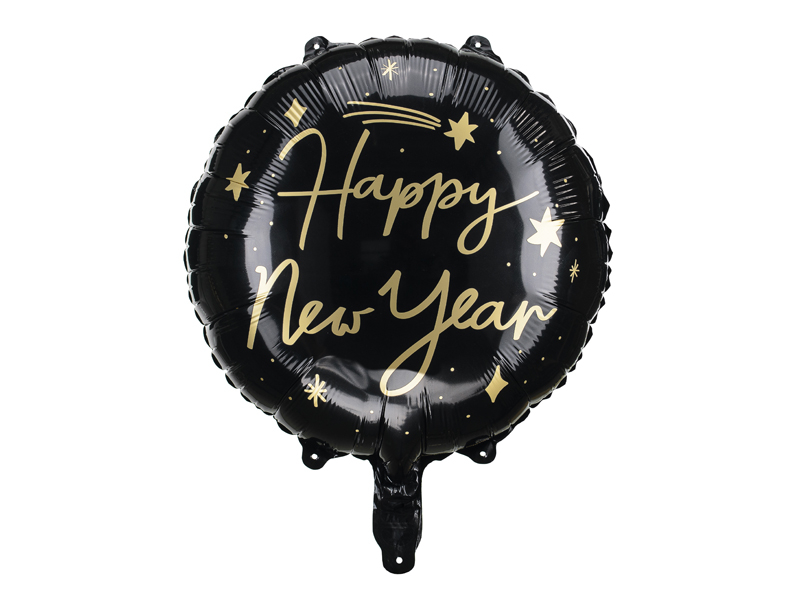 Happy New Year Folieballon Sort