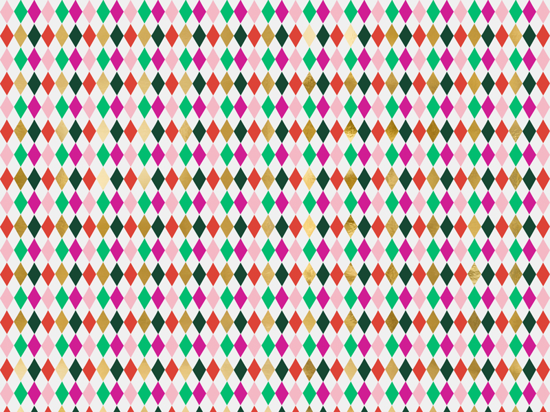 Harlekin Gavepapir Grøn