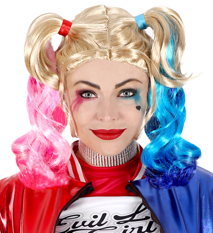 Harley Quinn Paryk | Harley Quinn Paryk - Hovedtilbehør - Temashop