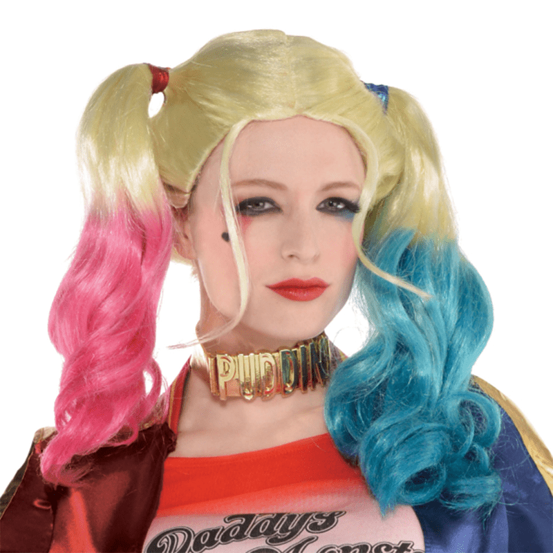 Harley Quinn Paryk | Harley Quinn Paryk - Hovedtilbehør - Temashop