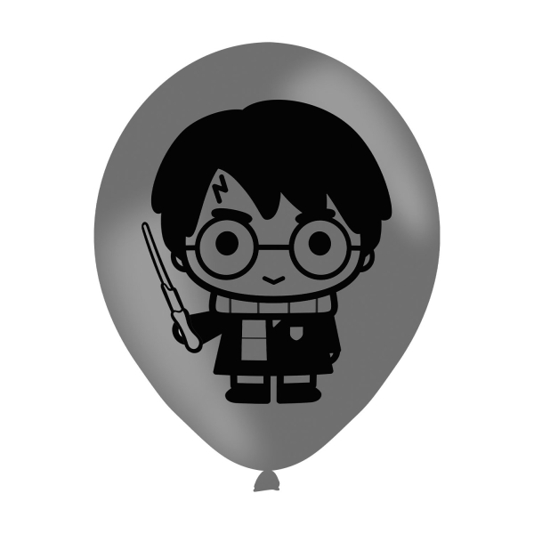 Harry Potter & Friends Balloner - 6 stk (Ø 28 cm) | Harry Potter Latexballoner - Temashop