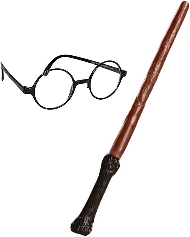 Harry Potter Tryllestav & Briller | Harry Potter Tilbehørskit - Kropstilbehør - Temashop