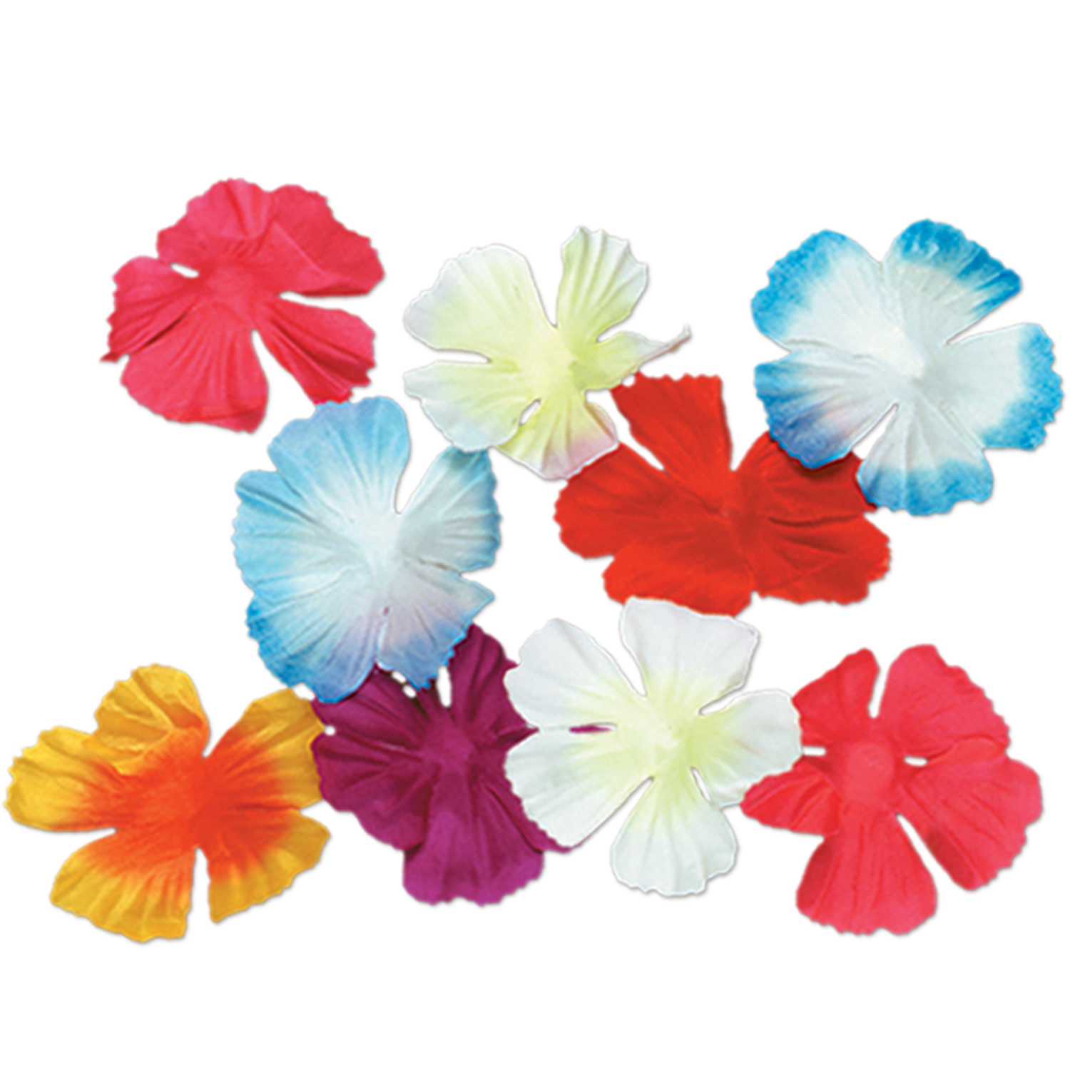 Hawaiiblomst Konfetti - 40 stk (6 cm) | Hawaii Konfetti - Temashop