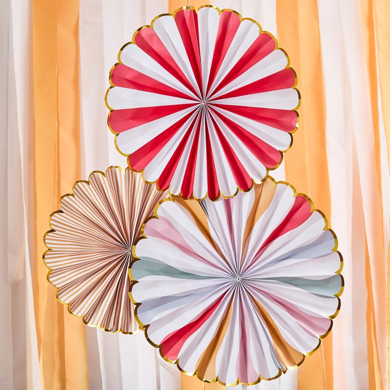 Cirkus Rosetter - 3 stk | Cirkus Vifter / Rosetter - Temashop