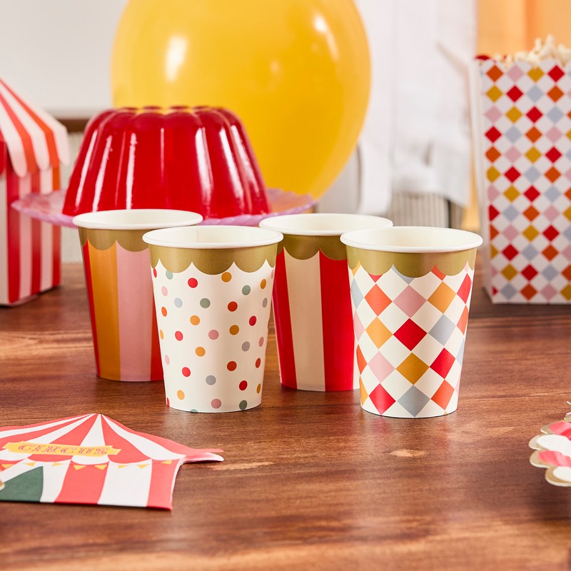Cirkus Papkrus - 8 stk | Cirkus Krus - Temashop