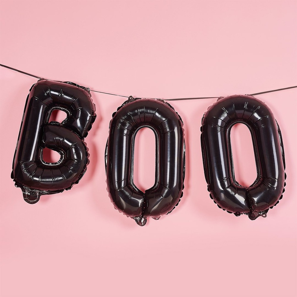 Boo Folieballoner Sort