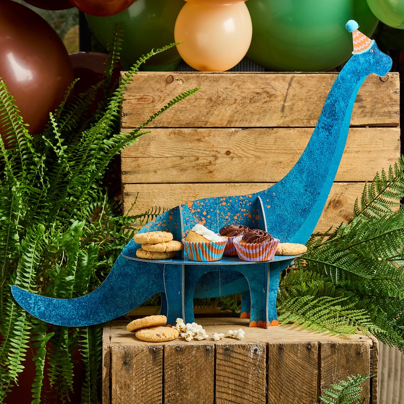 Dinosaur Party Snackstand - 1 stk | Dinosaurus Kagestand - Temashop