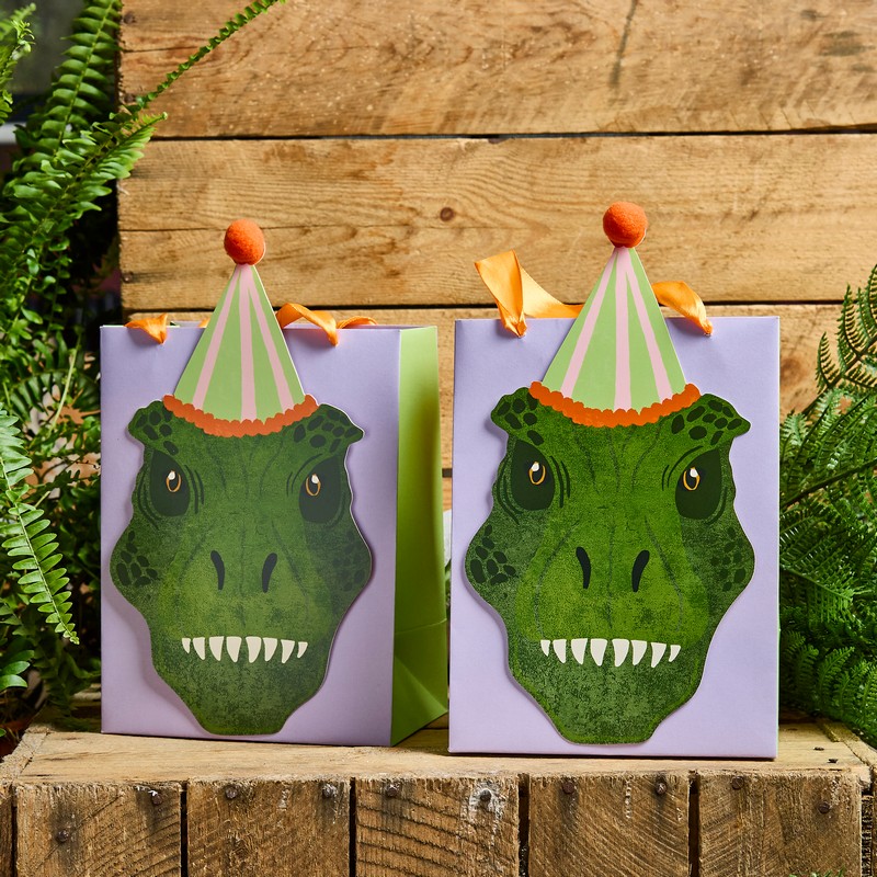 Dinosaur Party Poser - 5 stk | Dinosaurus Poser / Goodiebags - Temashop