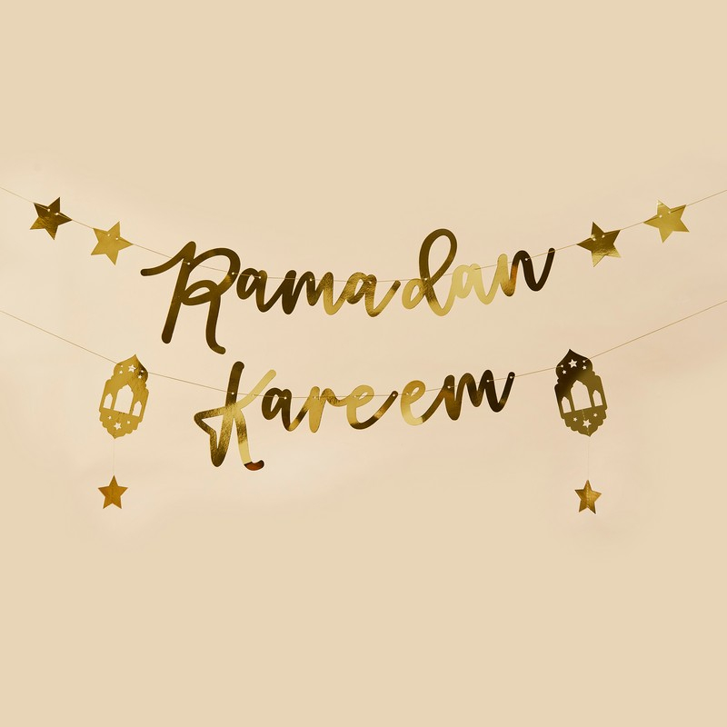 Ramadan Kareem Guirlande - 1 stk | Eid Guirlander - Temashop