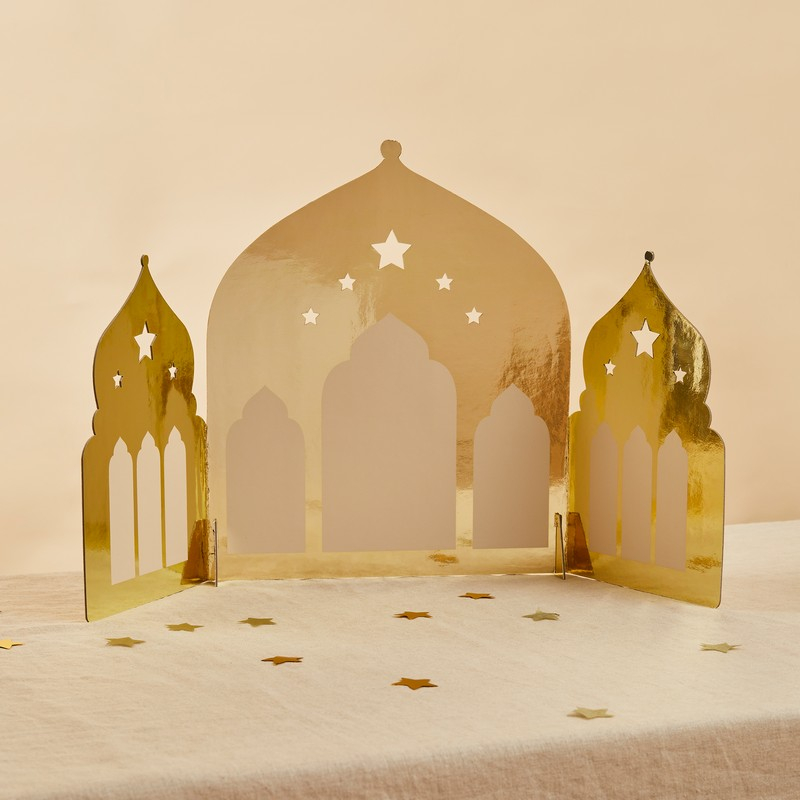 Ramadan Tempel Borddekoration - 1 stk | Eid Centerpieces - Temashop