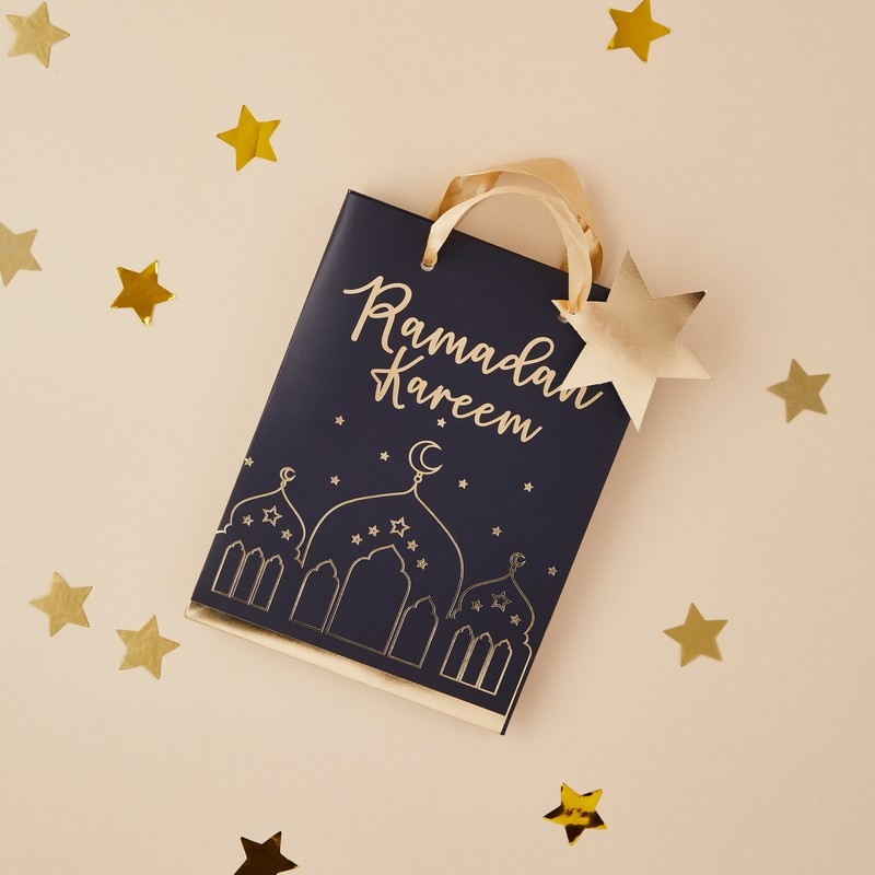 Ramadan Kareem Små Gaveposer - 5 stk | Eid Poser / Goodiebags - Temashop