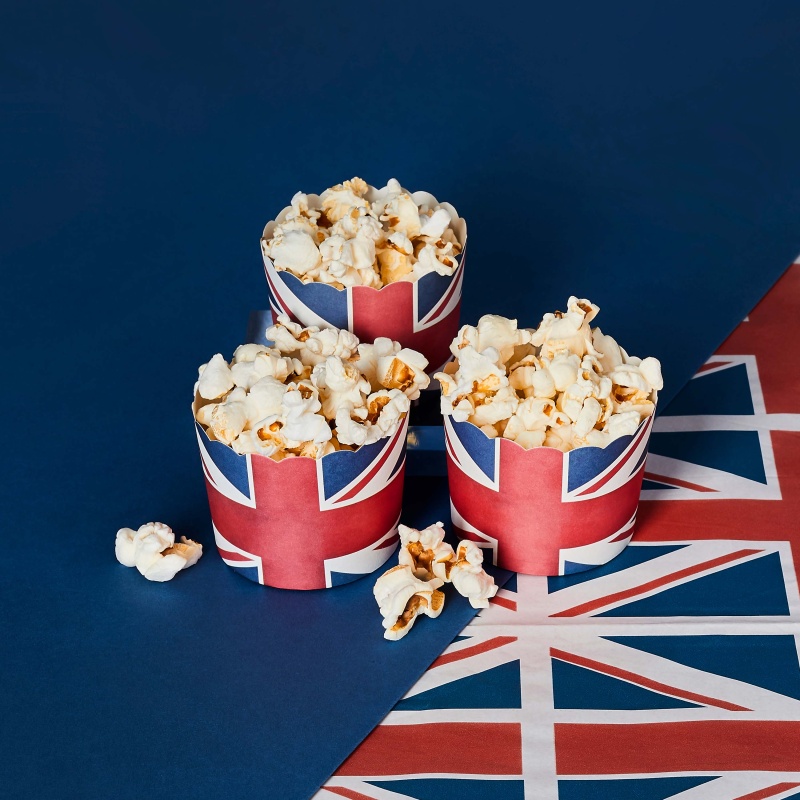 Union Jack Papirsbægre - 10 stk | Storbritannien Bægre - Temashop