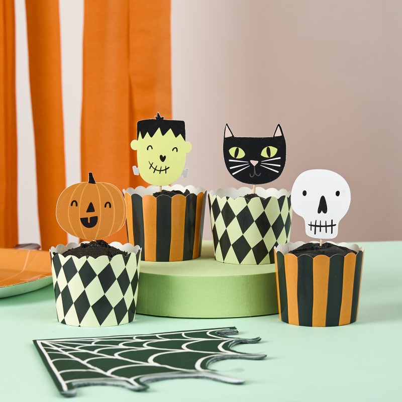 Spooky Karakterer Cupcake Sæt