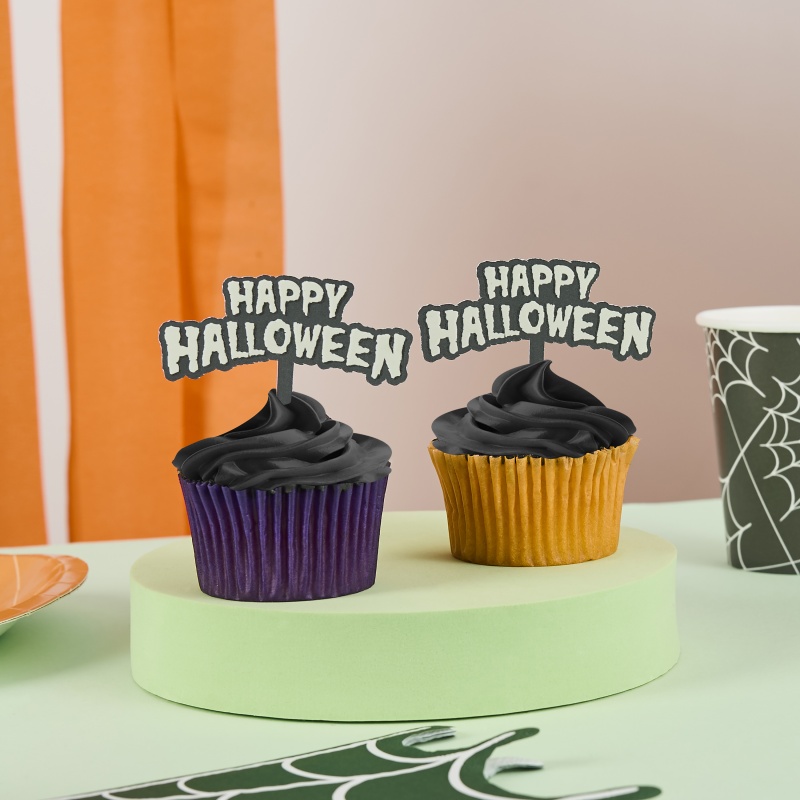 Happy Halloween Kagepinde Sort