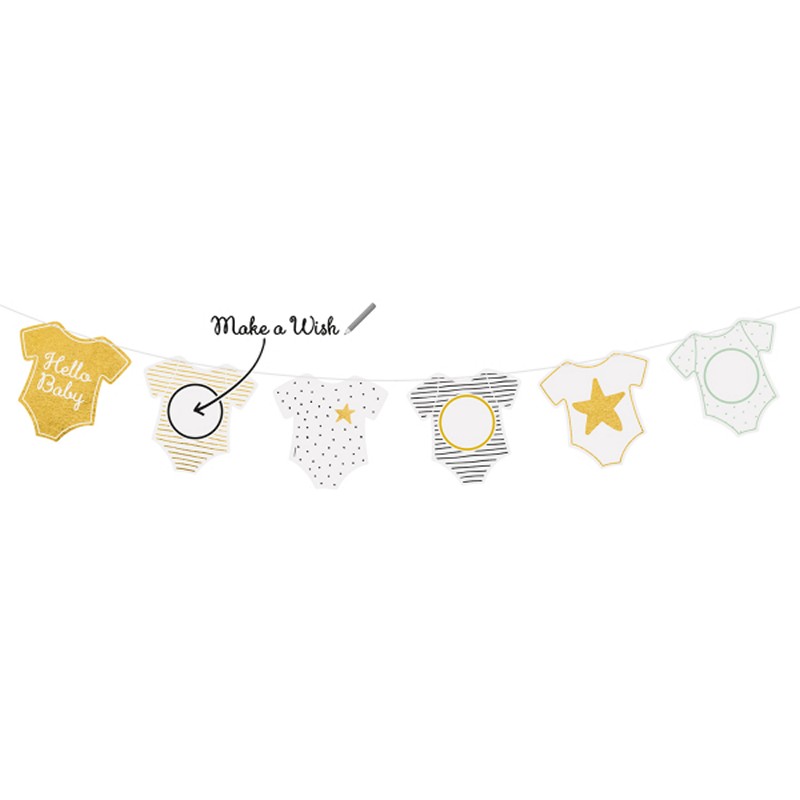 Hello Baby Guirlande DIY
