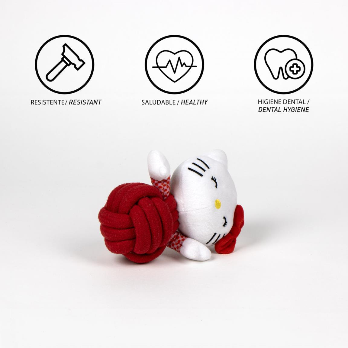 Hello Kitty Hundelegetøj Rød (10,5 x 14,5 x 6 cm) | Hello Kitty Kæledyrsudstyr - Temashop