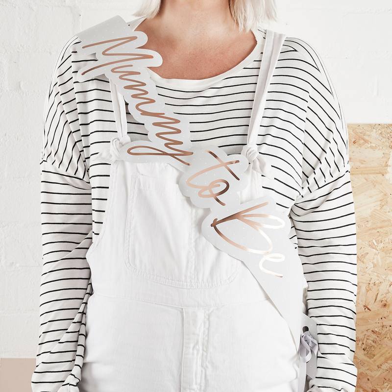 Hello Little One Mummy To Be Skråbånd - 1 stk (1 m) | Babyshower Skråbånd - Temashop
