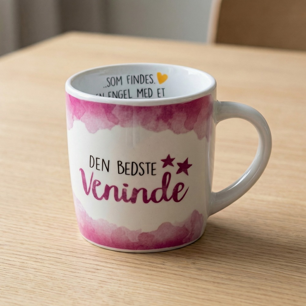 Den Bedste Veninde Krus - 1 stk - Temashop