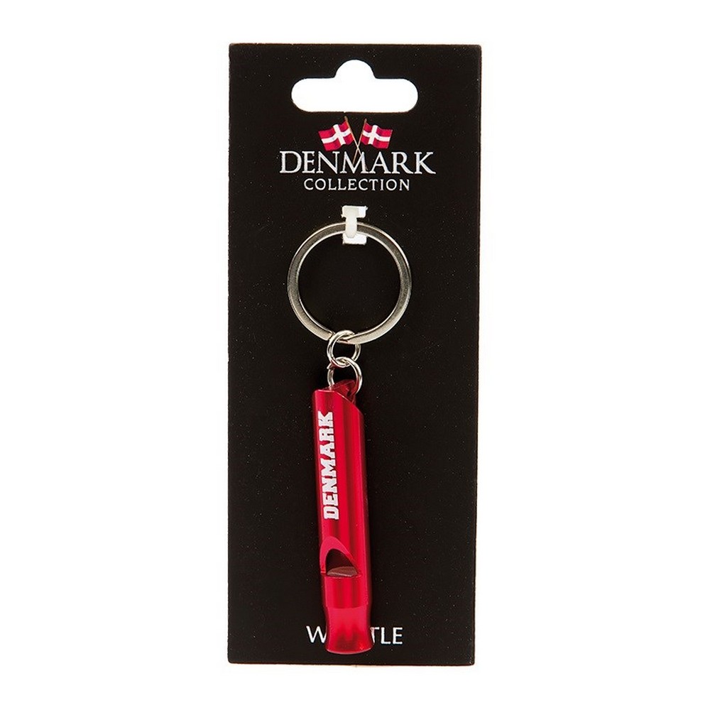 Danmark Fløjte Nøglering | Danmark Nøgleringe - Temashop