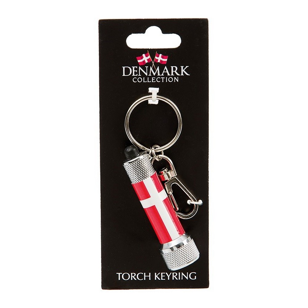 Dannebrog Lommelygte Nøglering