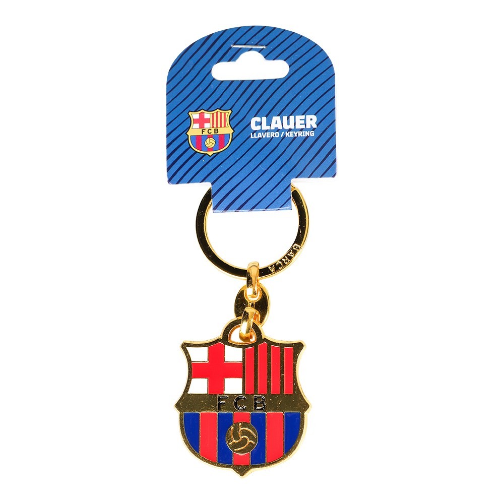 FC Barcelona Nøglering (0,34 x 4,5 x 12,7 cm) | Fodbold Nøgleringe - Temashop