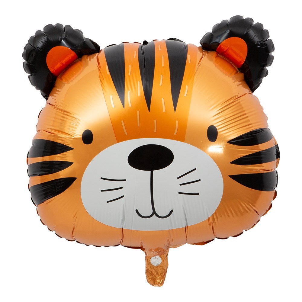 Tiger Folieballon - 1 stk (35 x 45 cm) | Tiger Folieballoner - Temashop
