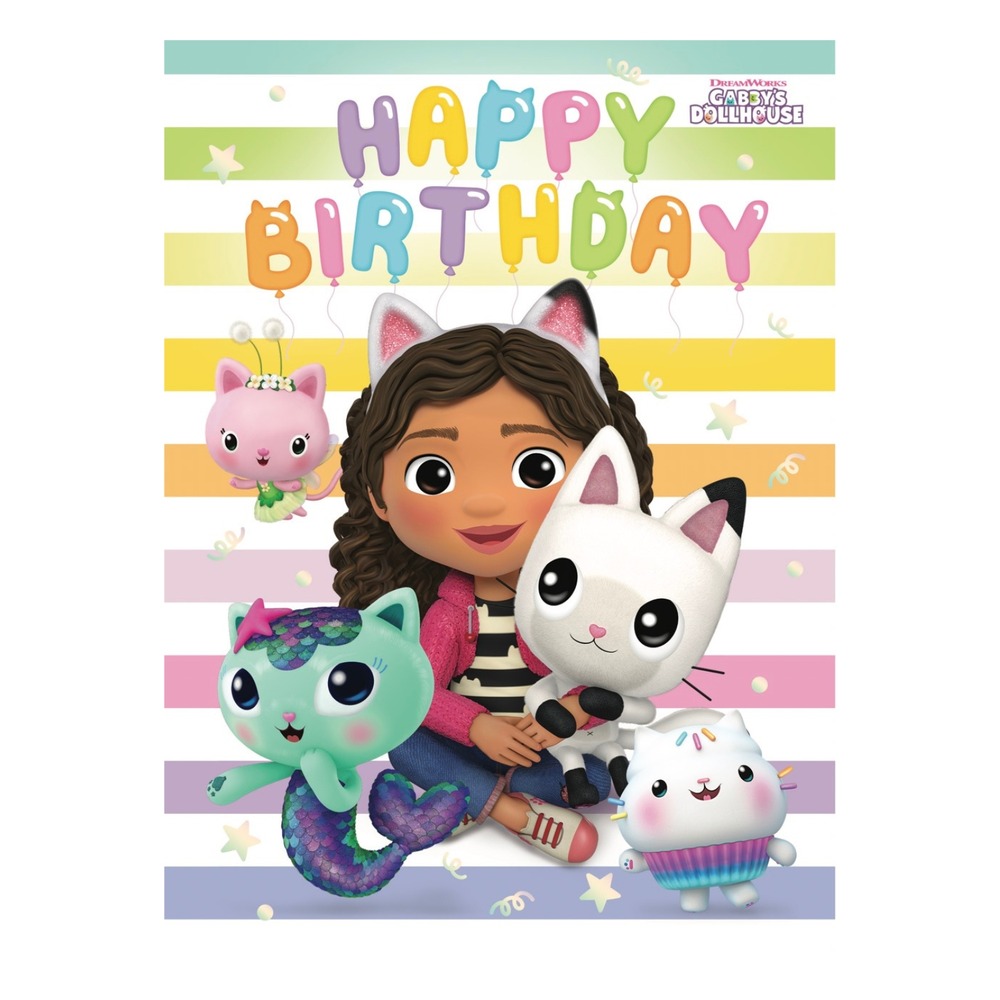 Happy Birthday Gabbys Dollhouse® Fødselsdagskort