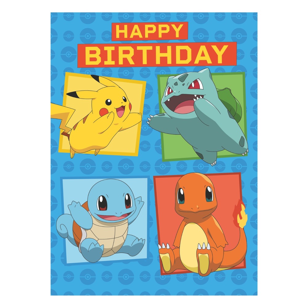 PokémonÂ® Fødselsdagskort