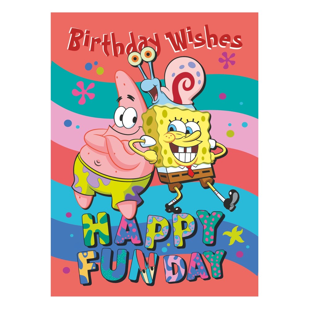 SvampeBob Firkant® Fødselsdagskort